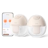 eufy Security Tragbare Milchpumpe E10, Hands-Free Elektr. Milchpumpe m. App...