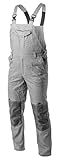 Högert Technik KALMIT Herren Arbeitsoverall Latzhose Grau XL – Robuste...