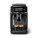 Philips Serie 2200 Kaffeevollautomat – Klassischer Milchaufschäumer,...