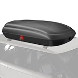 COSTWAY 400L Dachbox Auto, Dachkoffer abschließbar mit Zentralverriegelung,...