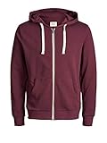 JACK & JONES Herren Sweatjacke JJEHOLMEN SWEAT ZIP HOOD NOOS 12136884,...