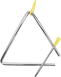 QHFlashbuy Triangel Musikinstrument,6 Zoll Triangle Percussion...