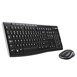 Logitech MK270 Kabelloses Set mit Tastatur und Maus für Windows, 2,4 GHz...