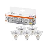 OSRAM LED BASE MR16, Vorteilspack mit 5 Niedervolt Leuchtmittel, ersetzt...