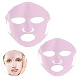 WMUVAZA Gesichtsmasken Abdeckung, 2 Stück Silikon Gesichtsmasken Abdeckung,...