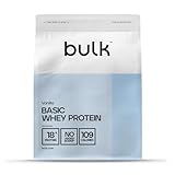Bulk Basic Whey Protein Pulver | Vanille | 1,25 kg | 41 Portionen | Bis zu 18 g...