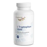 L-Tryptophan - L Tryptophan hochdosiert 1000mg je Kapsel - 120 vegane Tryptophan...