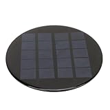 Mini Solarmodul, 1,1W 5V 120mm Rund Kleines Polykristallines Silizium...