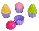 Simba 107102508 - Sandformen Cupcake, 8 Teile, 6cm Durchmesser,...