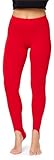 Bellivalini Damen Thermo Leggings Gefüttert mit Fußschlaufe für Winter Warme...