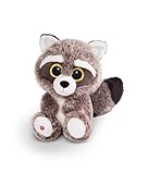 NICI Glubschis: Das Original – Waschbär Clooney 25 cm – Kuscheltier Augen...