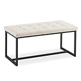 TUKAILAI Sitzbank esszimmer 100cm,sitzbank Flur mit samt Dickes Kissen Sitz,...
