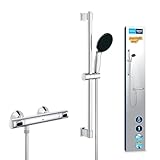 GROHE Precision Flow - Thermostat Brauseset wassersparend - 9l pro Min (1...