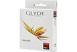 Glyde Ultra Slimfit 10 schmale Kondome mit 49mm Breite (XS), vegane Kondome ohne...