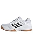 adidas Speedcourt Indoor Shoes Kids Schuhe, Cloud White/Core Black/Gum, 38 EU