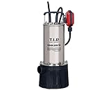 T.I.P. Edelstahl Tauchdruckpumpe Hochleistungspumpe für Zisterne und...