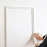 TriMold Peel und Stick Stuhl Rail Molding, selbstklebende Wand Trim für Home...