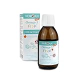 NORSAN Omega-3 FISK Fischöl hochdosiert 150 ml/Omega-3 für Kinder 1.030 mg pro...