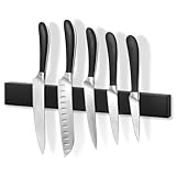 TNOMSNO 40cm Magnetleiste Messer, Edelstahl Messerhalter Magnetisch mit Extra...