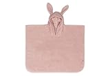 Jollein Badeponcho Kinder 1-4 Jahre - Terry, Wild Rose - 100% Baumwolle -...