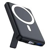 AOGUERBE Mag-Safe Powerbank 10000mah, Magnetische Externe Batterie, Wireless...