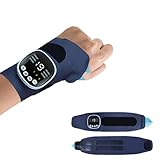 WRQIOO Handmassagegerät, Handgelenk Massagegerät mit 3 Wärmestufen, 6...