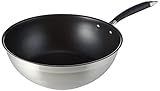 Amazon Basics Wok-Pfanne, 28 cm, Schwarz