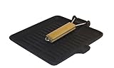 Baumalu – 388015 – Grillpfanne aus Gusseisen viereckig 24 x 24 cm...