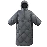 ATEPA Winter Poncho,Decke,Warm Umhang,Schlafsack,Reisedecke Tragbare...