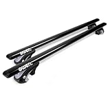Owen 5.0 I Dachträger Universal 120cm Schwarz I Offene Reling I Relingträger...