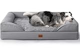 Gimars 9,5 cm Dickes Hundebett Orthopädisch Grosse Hunde, Großes Hundebett mit...