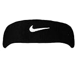 Nike Unisex Erwachsene Swoosh Headband/Stirnband, Schwarz (Black/White),...