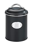 WENKO Aufbewahrungsdose Nero, 1 Liter, Frischhaltedose zur luftdichten...