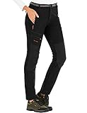 DAFENP Damen Wanderhose Outdoorhose Wasserdicht Softshellhose Winddicht Winter...