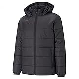 PUMA Herren Teamliga Padded Jacket Jacke, Puma Black-Puma White, XL