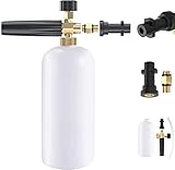 Stone Banks Einstellbar Schaumlanze Schaumdüse, 1L Schaumkanone Schaumflasche...