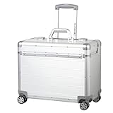 ALUMAXX 45168 Pilotenkoffer Pandora, Trolley Aluminium, Piloten Rollkoffer Alu,...