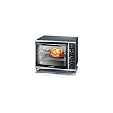 SEVERIN Back- und Toastofen mit Umluftfunktion, Mini Backofen mit Grillrost und...