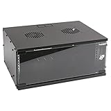 HMF 65704-02 Netzwerkschrank, Serverschrank 19 Zoll | 4 HE | 400 mm Tiefe |...