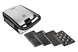 Tefal Snack Collection 4-er Set SW854D, Kombigerät, Inklusive 4...