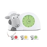 ZAZU Sam The Lamb Uhr – Schlafcoach Uhr und Nachtlicht für Kinder | Bringt...