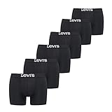 Levi’s Einfarbige Basic-Boxerslips, atmungsaktive Herrenunterwäsche aus...