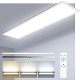zemty LED Panel Deckenleuchte 80x25 cm, 35W 4000LM Deckenlampe Flach mit...