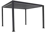 Green Spirit Lamellendach Pergola Mirador Classic 3x4 - Anthrazit, Aluminium,...