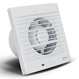 EINTTAX Badlüfter 100mm Abluftventilator Küche, 120m³/h IPX2 Wasserdicht...