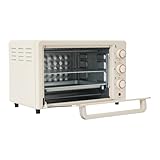 BAOCHADA 22 L Minibackofen, Klein mini Backofen mit Grillpfanne & Grillrost,...