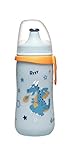 nip Kinder Trinkflasche Kids Cup ab 18 Monaten, zahnfreundliche Push Pull...