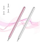 Active Stylus Pen for All Touch Screens, Kenkor Stylus Pen for Pad with Magnetic Cap, Universal Capacitive Pen for Android Pad Mini/Galaxy Note/Huawei (4 Interchangeable Tips)