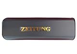 Zeitungsbox aus hochwertigem Kunststoff mit Befestigungslaschen (Schwarz)