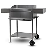 Schickling Premio III Starter - Holzkohlegrill - Edelstahlgrill - Grillwagen -...